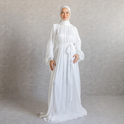 Aseel Dress in White