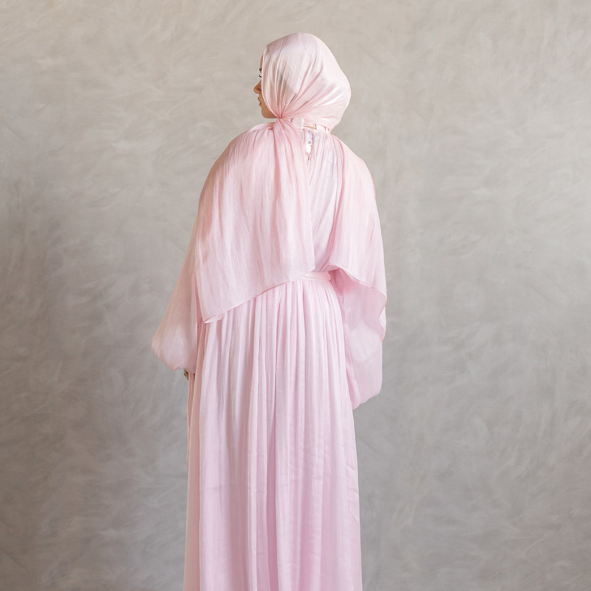 Aseel Dress in Baby Pink