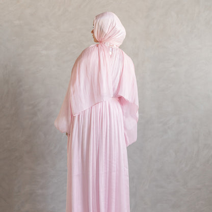 Aseel Dress in Baby Pink
