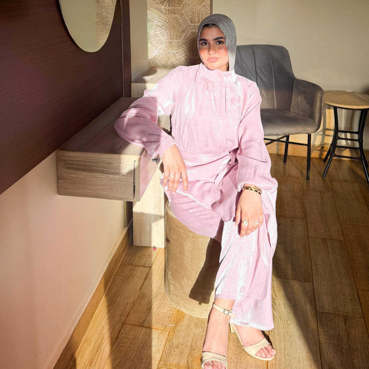 Mesk Set in Pink