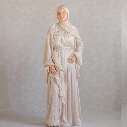 Aseel Dress in Beige