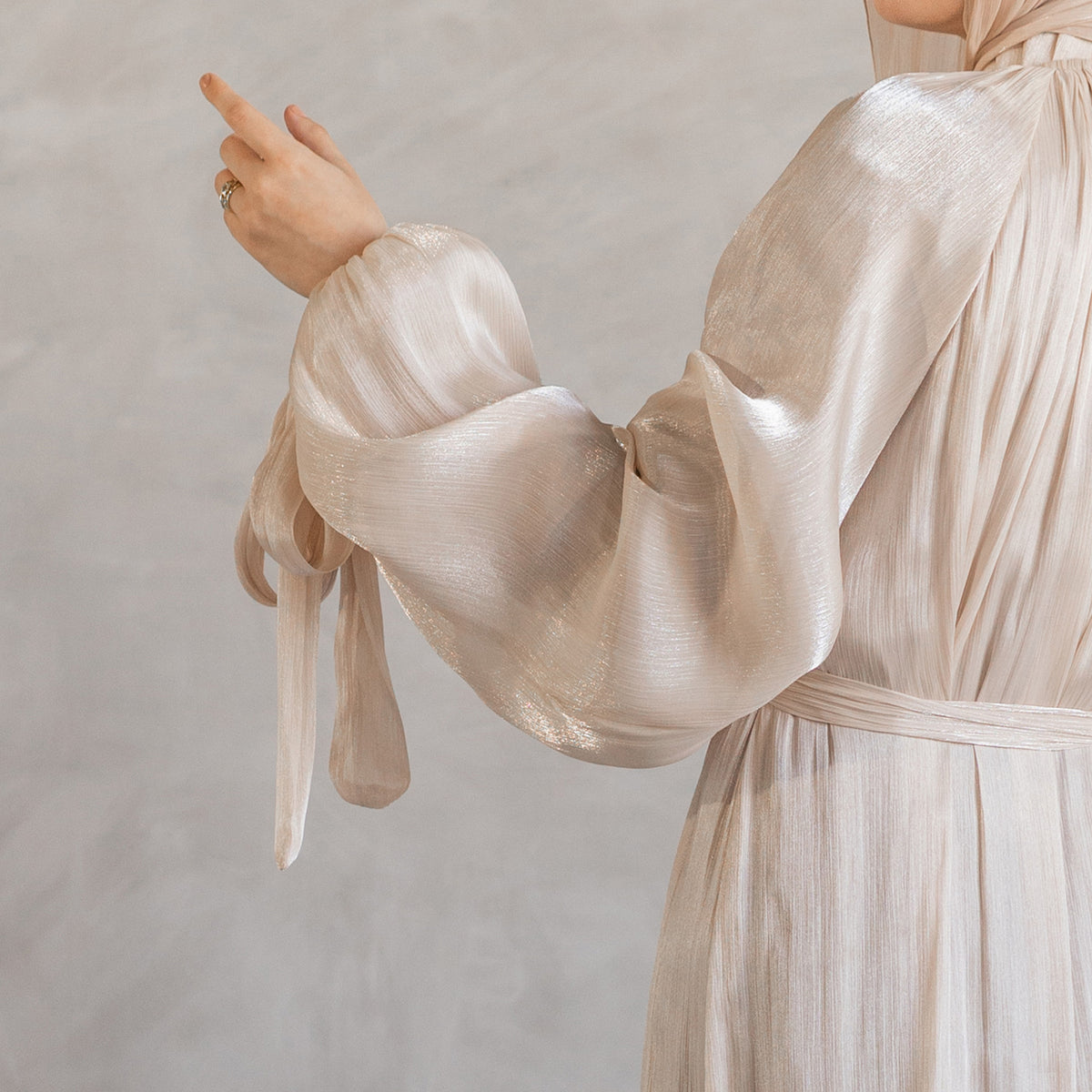 Aseel Dress in Beige