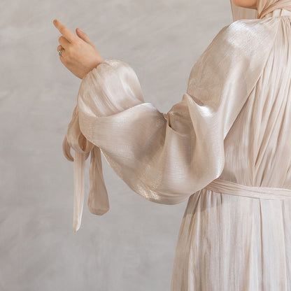Aseel Dress in Beige