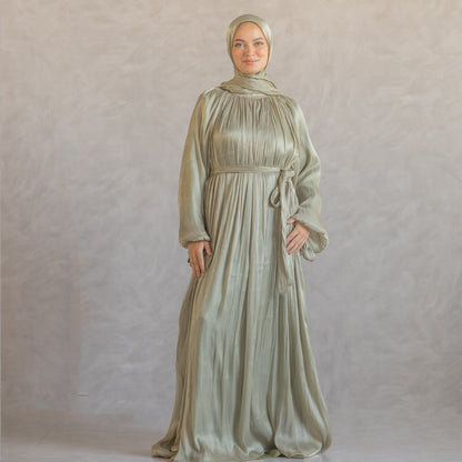 Aseel Dress in olive