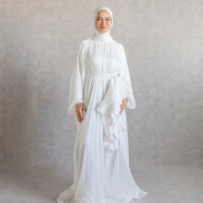 Aseel Dress in White