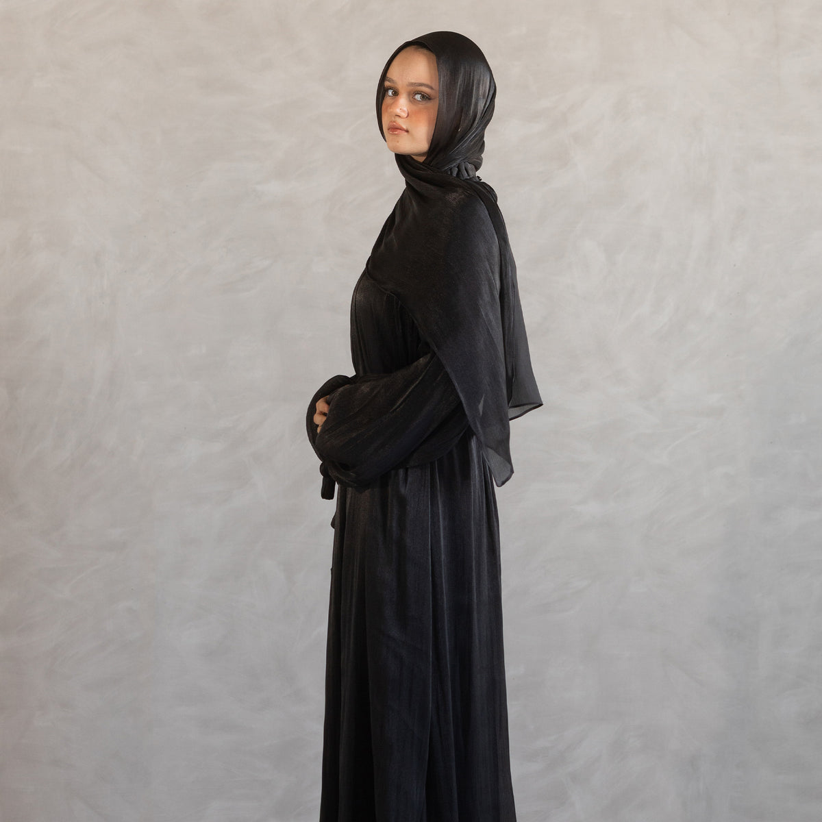 Aseel Dress in Black