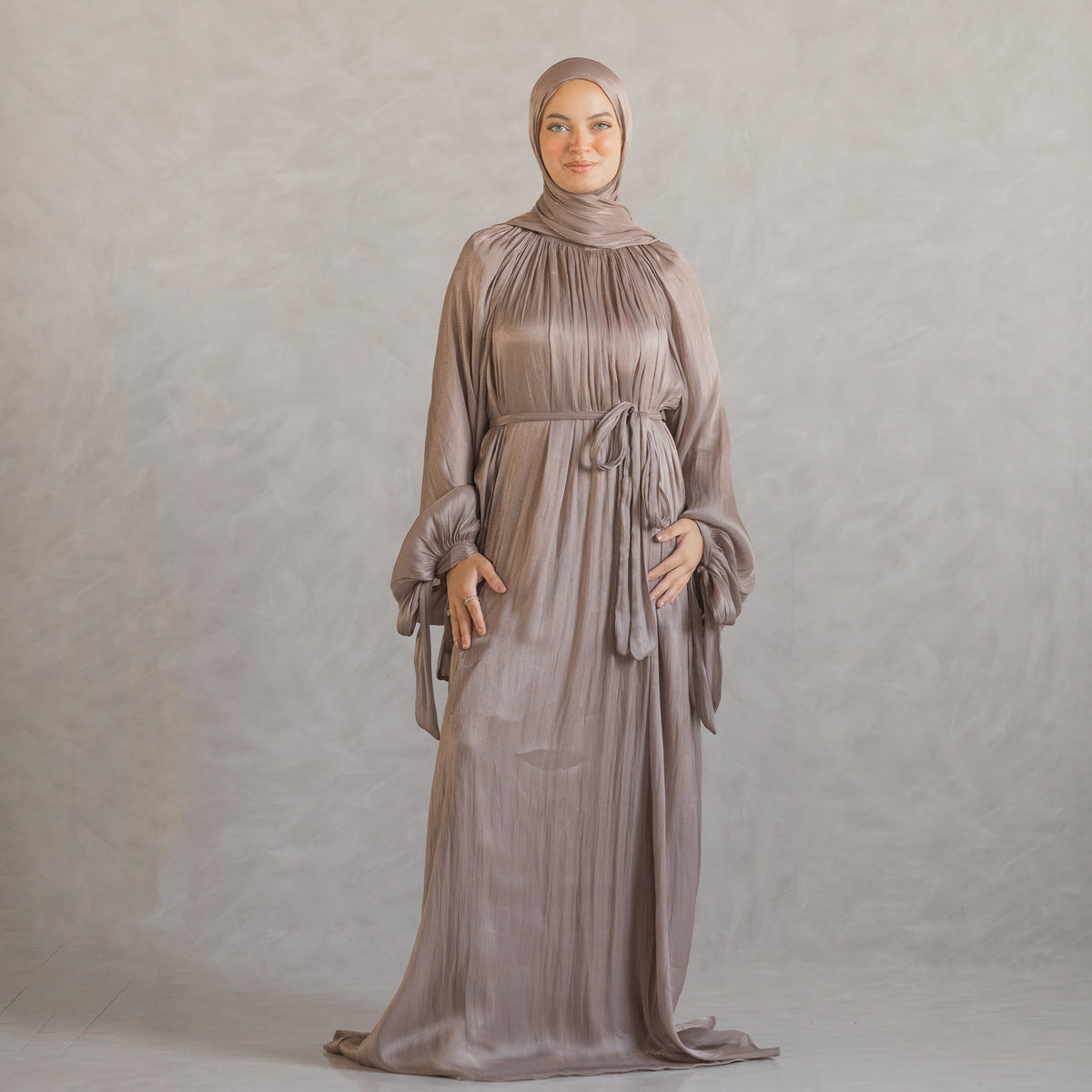 Aseel Dress in Cafe