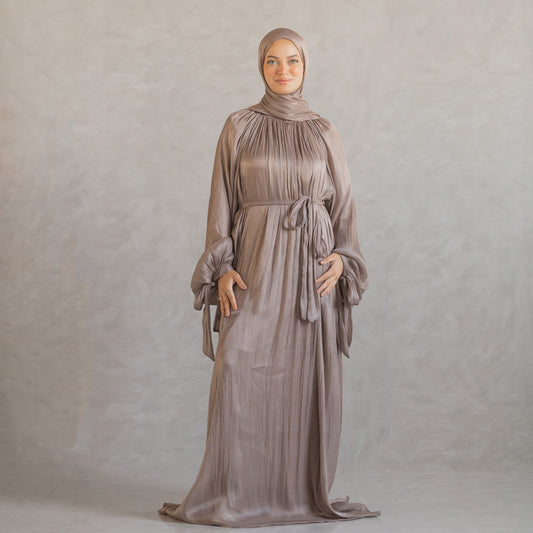 Aseel Dress in Cafe