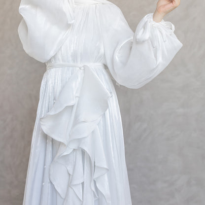 Aseel Dress in White