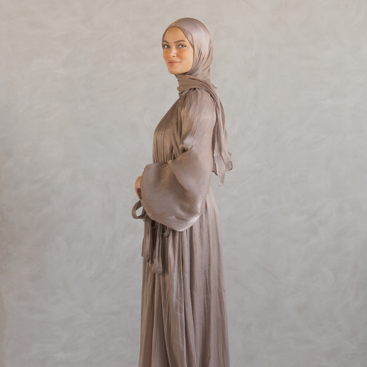 Aseel Dress in Cafe