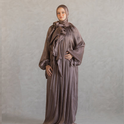 Aseel Dress in Brown