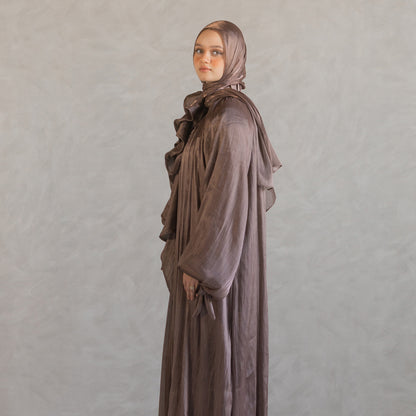 Aseel Dress in Brown