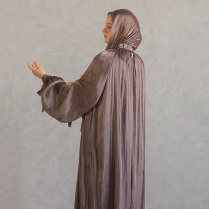 Aseel Dress in Brown