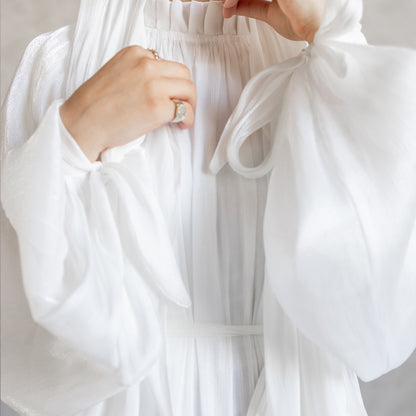 Aseel Dress in White