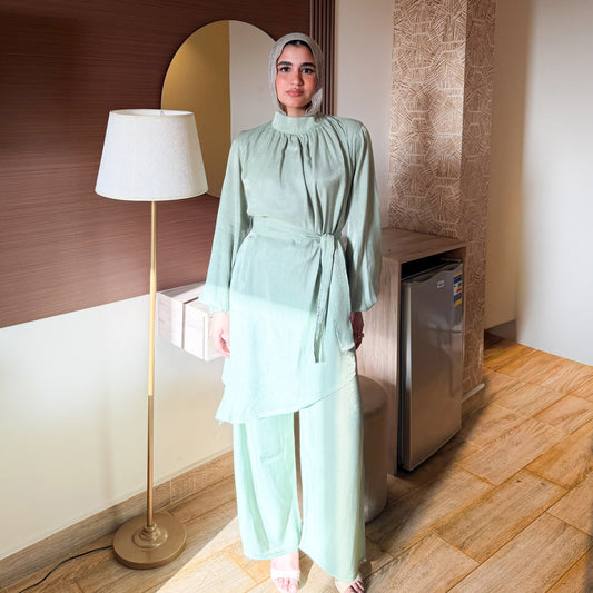 Mesk Set in Mint Green