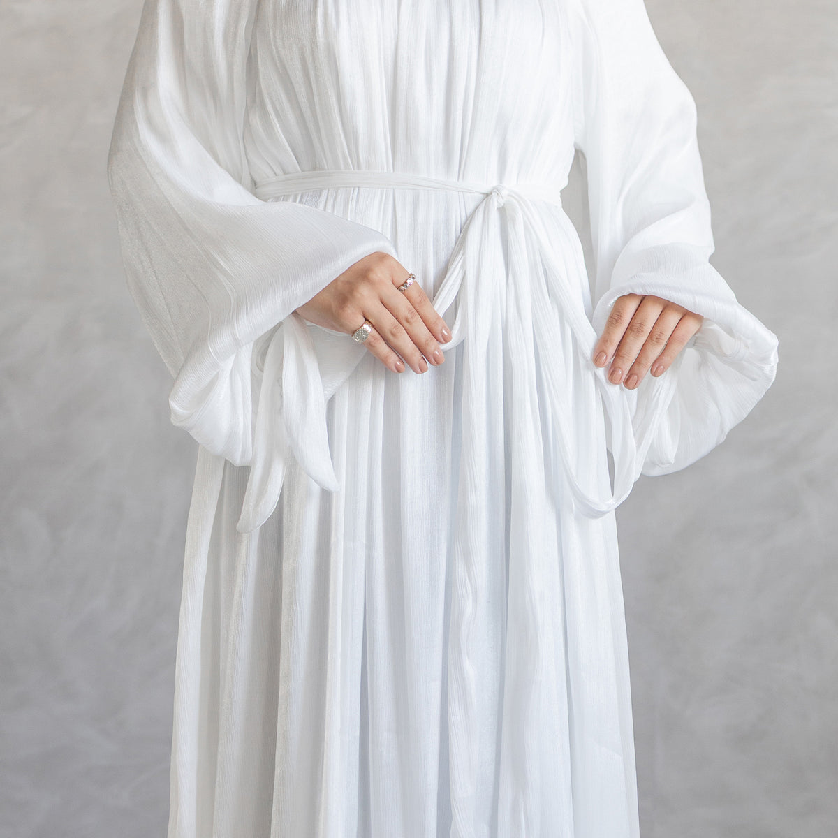 Aseel Dress in White