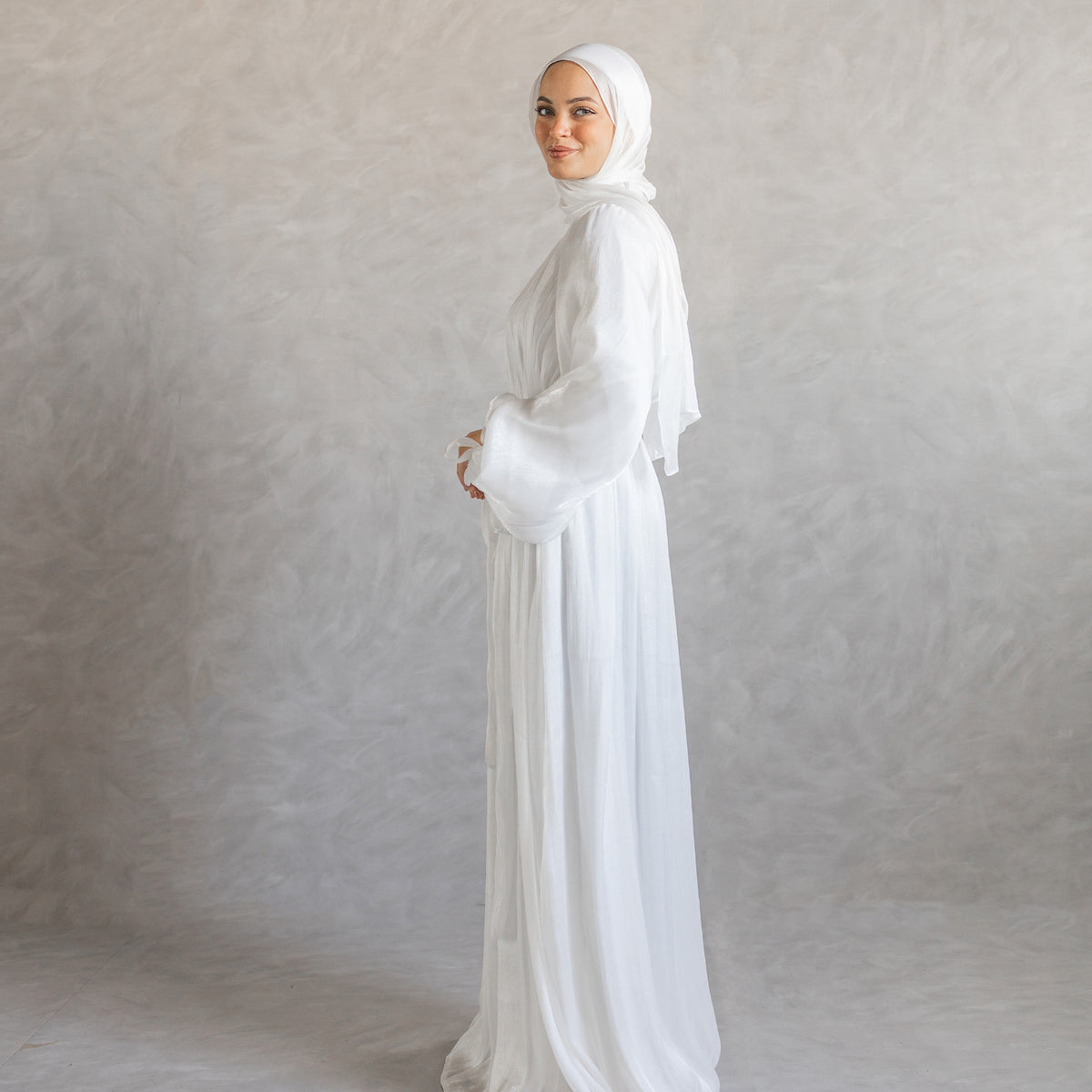 Aseel Dress in White