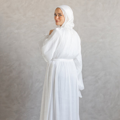 Aseel Dress in White